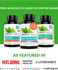 Zenwise Digestive Enzymes No Blat Digestive Enzymes Travel Tin pre and Post Meal Digestive Routine with enzymes and probiotics for Digestive Health