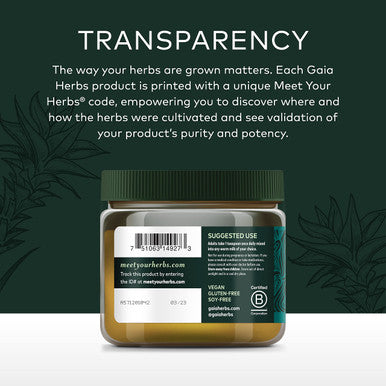 Gaia Herbs Golden Milk Supplement Powder - Made with Organic Turmeric Curcumin, Black , Ashwagan, Dates, , and Vanilla for an Ayurvedic Cup of Calm - 4.3 Oz (35-Day Supply)
