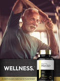 Carlyle Multivitamin For Men Over 50 Plus 200 Count With B Vitamins, Vitamin D, Magnesium & Zinc Gluten Supplement