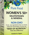 Whole Earth Sea From Natural Factors Womens 50 Multivitamin Mineral Vegan 120 Tablets