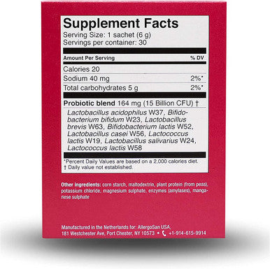 OMNiBiOTiC HETOX Probiotic Liver Detox Bifidobacterium Lactobacillus Probiotic Supplement Hypoallergenic GutLiver Support NonGMO Detox Cleanse for Men and Women 30 Daily Packets