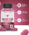 Atlantis Nutrition Magnesium Citrate Gummies - 770Mg Magnesium Citrate For Kids & Adults Supports Muscle Recovery, Eases Cramps, Promotes Calmness & Better Sleep 60 Vegan Gummies