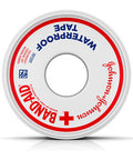 Band-Aid First Aid Tapes, Waterproof Tape, 1/2 Inch X 10 Yds (Pack Of 6)