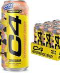 C4 Performance Energy Drink with Zero Sugar, 200mg Caffeine, 16 Fl Oz 12pk