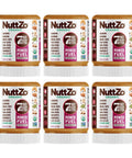 NuttZo Organic Power Fuel 7 Nuts and Seeds Butter, Smooth, Paleo and Keto Friendly, Peanut and Gluten Free, Vegan, Kosher, No Added Sugar or Oil, 12 oz Jar