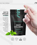 Revive Naturals Multi Collagen 2400mg Types I II III V & X 180 Capsules Wild Caught Marine Grass Fed Bovine Eggshell & Free-Range Chicken Collagen Powder with Hyaluronic Acid & Vitamin C by Alpha01