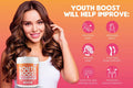 Skinny Boost - Youth Boost Advanced Multi-Collagen Powder - 5 Types of Hydrolyzed Collagen Peptides for Hair, Skin, Nails & Joints. Fast Dissolving, Grass Fed, Keto Friendly - Unflavored(58 Servings)