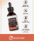 Organic Nascent Iodine Liquid Drops | 2 Fl Oz | Vegan Supplement | Non-Gmo, Gluten Free | By Carlyle