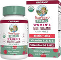 MaryruthS Multivitamin Gummies For Women Ages 14+ Immune Support Hair and Skin Health Reproductive Health Vitamin A C D E B6 B12 Biotin Zinc Iodine Organic Vegan NonGmo 60 Count