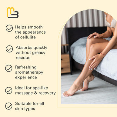 Firming Body Massage Oil With Collagen & Stem Cell ÃƒÂ¢Ã¢â€šÂ¬Ã¢â‚¬Å“ Helps Smooth The Appearance Of Cellulite & Improve Skin Texture ÃƒÂ¢Ã¢â€šÂ¬Ã¢â‚¬Å“ Refreshing Aromatherapy Body Oil For Legs & Full Body ÃƒÂ¢Ã¢â€šÂ¬Ã¢â‚¬Å“ 8 Fl Oz By M3 Naturals