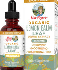 Maryruth Organics Lemon Balm Leaf | Vegan | Non-GMO | 1 Fl Oz