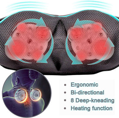 Mo Cuishle Shiatsu Neck And Shoulder Massager With Heat Deep Kneading Massage For Relaxation Ideal For Christmas, Mother'S Day, Father'S Day, And Valentine'S Day Gifts For Men, Women, Mom And Dad