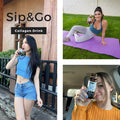 Sipnutri Diamond Liquid Collagen Drink 15000 mg Hydrolyzed Marine Collagen Peptides with Vitamin C Pomegranate Healthy Hair Skin Nails Joints Bones Support 50 ml x 10 Bottles