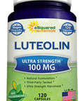 aSquared Nutrition Luteolin 100mg - 120 Capsules - Luteolin Supplement & Powder Complex Pills Commonly Taken with Quercetin - Supports Brain & Memory Health