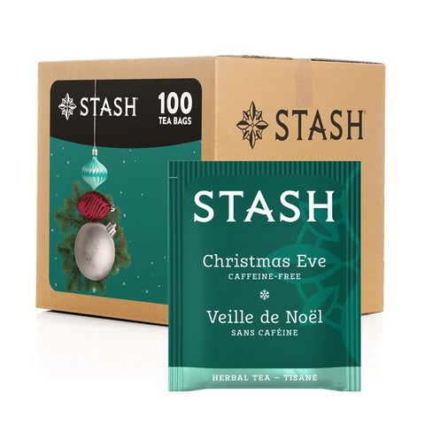 Stash Tea Peppermint Herbal Tea, Box of 100 Tea Bags | Cooling, brisk peppermint flavor with refreshing herbal notes, Non-GMO Project Verified and foil-sealed freshness