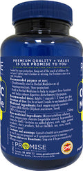 Promise Organic Milk Thistle - 250mg each capsule, Support Liver Functions, Liver and Colon Cleanse Detox Supplement, Made in Canada 75 Caps