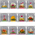 Teabloom Flowering Tea - 12 Unique Varieties of Blooming Tea Flowers - Hand-Tied Green Tea Leaves & Edible Flowers - 12-Pack Canister