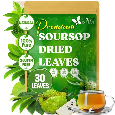 FreshDrinkUS, Premium 75 Mulberry Leaf Tea Bags, 100% Natural & Pure from Mulberry Leaves. Loose Leaf Herbal Tea. Made with Natural Material Tea Bags. No Sugar, No Caffeine, No Gluten, Vegan.