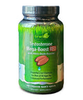 Irwin Naturals Testosterone Mega-Boost Red - 68 Liquid Soft-Gels - With Lj100 Longjack, L-Citrulline, Asian Ginseng & Ginkgo Extract - 17 Servings
