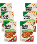 Snak Club Tajin Peanuts, Roasted Nuts with Chili and Lime Seasoning, Mild, Gluten-Free and Kosher Snacks, No Artificial Colors or Flavors, No Preservatives, 12 oz Resealable Bag