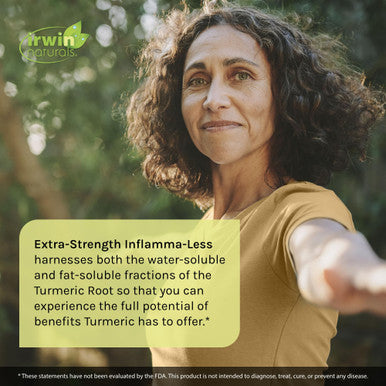 Irwin Naturals Extra-Strength Inflamma-Less With Turmacin Extract - 60 Liquid Soft-Gels - For An Active Lifestyle