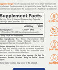 Biophix Serrapeptase 120000 Spu Maximum Strength 200 Veggie Caps - Delayed Release Formula - Natural Enzyme Support