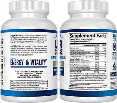 Liver Cleanse Detox & Repair Formula - Arazo Nutrition - 60 capsules