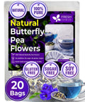 FreshDrinkUS, Premium 75 Mulberry Leaf Tea Bags, 100% Natural & Pure from Mulberry Leaves. Loose Leaf Herbal Tea. Made with Natural Material Tea Bags. No Sugar, No Caffeine, No Gluten, Vegan.