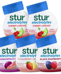 Stur Liquid Water Enhancer Peach Mango Sweetened with Stevia High in Vitamin C & Antioxidants Sugar Zero Calories Keto Vegan 5 Bottles Makes 120 Drinks