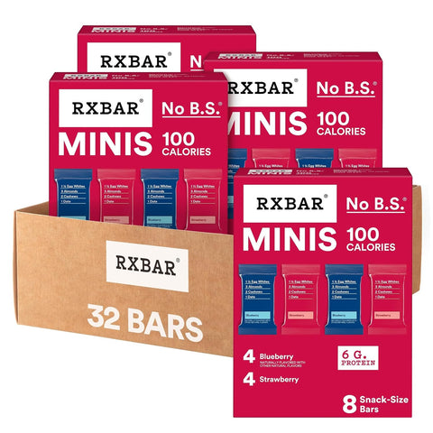RXBAR Minis Protein Bars, Snack Bars, Variety Pack (16 Count)