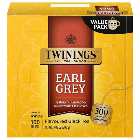 Twinings Lemon & Ginger, Caffeine-Free Herbal Tea Bags, 100 CT Box (1 Pack) | Spicy & Tangy, Ginger, Lemon Peel, Lemongrass, Blackberry Leaves, Soothe Digestion, 100 Foil Lined Individually Wrapped Bags