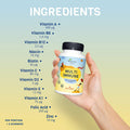 Multivitamin Gummies for Adults VegaveroÃƒâ€šÃ‚Â® | Vegan | with Vitamins C, D3, B12, B9 (Folic Acid), B3, Biotin & Zinc | NO Preservatives | Immune System Support | 60 Gums