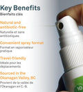 Organika Bee Propolis Throat Spray- Alcohol , Soothing, Immune Support- 30Ml
