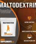 BulkSupplements Maltodextrin Powder - Carbohydrate Powder - Intra Workout Supplement - Carb Powder Supplement - Workout Powder (1 Kilogram - 2.2 lbs)