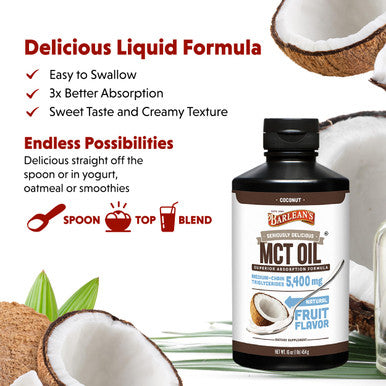 Barlean's Organic Oils Seriously Delicious MCT Oil - Coconut