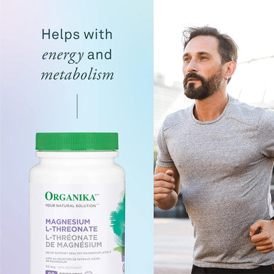 Organika Magnesium L-Threonate- High Absorption To Boost Magnesium Levels- 90Vcaps