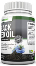 Black Seed Oil - 1000 Mg - 180 Softgels - Cold-Pressed Non-GMO Black Cumin Seed Capsules - Super High Thymoquinone Content - Nigella Sativa - Rich in Omega 6 & 9 Fatty s - Immune & Joint Support