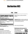 Berberine HCl Powder - Berberine 500mg - Digestive Supplements - Fasting Supplement (250 Grams)