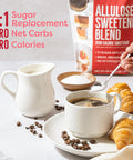 Betterbody Foods Allulose Sweetener 3 LB Bag - Zero Calorie Non-GMO & Gluten - 1:1 Sugar Replacement with No Aftertaste Perfect for Baking and Caramelizing