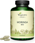 Organic Moringa Oleifera 1800mg VegaveroÃƒâ€šÃ‚Â® | 270 Capsules | Pure Moringa Leaf Powder from Sri Lanka | Vegan & NO Additives | Natural Source of Proteins, Vitamins & Minerals