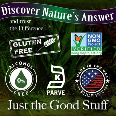 Nature'S Answer Alcohol- Gymnema Leaf 1oz Extract | Gluten- | Non-GMO | Vegan | No Artificial Flavors or Preservatives | Single Count