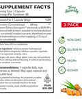 Terry ly CuraMed 200 mg (3 Pack) - 60 Vegan Capsules - Superior Absorption BCM-95 Curcumin Supplement, Promotes Healthy Inflammation Response - Non-GMO, Gluten-Free, Kosher - 180 Servings