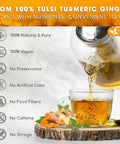 FreshDrinkUS, Premium 50 Mulberry Leaf Tea Bags, 100% Natural & Pure from Mulberry Leaves. Herbal Tea. Made with Natural Material Tea Bags. No Sugar, No Caffeine, No Gluten, Vegan.