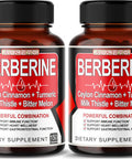Aumeto 8 in 1 Berberine Supplement - Equivalent to 13100mg per Capsule - Support Digestion Immunity - with Ceylon Cinnamon Milk Thistle Turmeric Bitter Melon