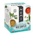 Numi Organic Tea Mini Sampler Variety Pack 8 Count Box Assorted Black Tea Green Tea White Tea Herbal Tea Bags