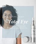Total Under Eye Cream for Wrinkles Caffeine Eye Cream Anti Aging Moisturizer and Avocado Oil Eye Wrinkle Cream with Baobab Oil Hyaluronic Acid and Vitamin E Hydrating Eye Cream for Men and Women