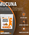 BulkSupplements Mucuna Pruriens Extract Powder - Herbal Extract Supplement, from Mucuna Pruriens Seed - - 500mg , 2000 Servings (1 Kilogram - 2.2 lbs)