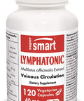 Supersmart Lymphatonic 40 mg Per Day Swelling Relief Melilotus Officinalis Extract 18 Coumarin Anti Inflammatory Supplement NonGMO Gluten Free 120 Vegetarian Capsules