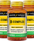 Mason Vitamins B Complex Multivitamin Softgel, 100-Count Bottles (Pack Of 3)