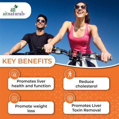 Aitnaturals Milk Thistle 1000mg - 50 Softgels Supports Healthy digestion Enhanced Liver Health Detoxification & Weight Management Boost Immune System Antioxidant Support & Toxin Removal | Non-GMO